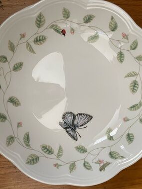 6 Lennox Butterfly & Leaf Soup Dish